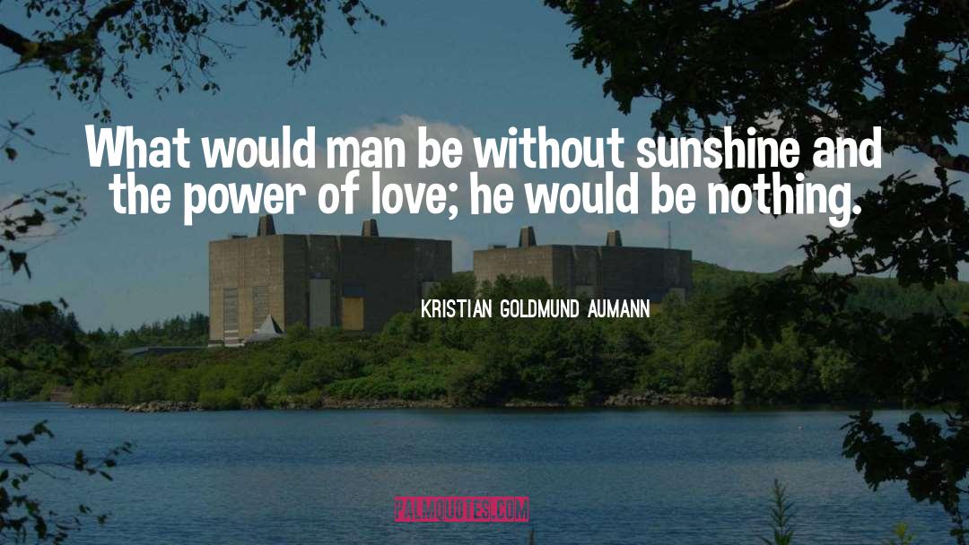 The Power Of Love quotes by Kristian Goldmund Aumann