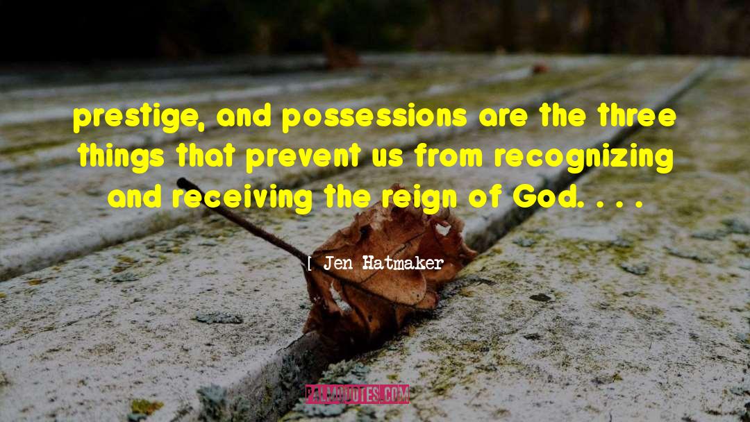 The Prestige quotes by Jen Hatmaker