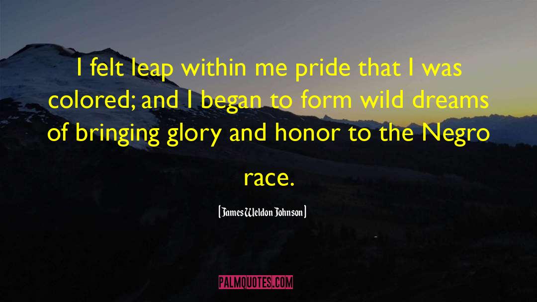 The Pride Of Lions quotes by James Weldon Johnson