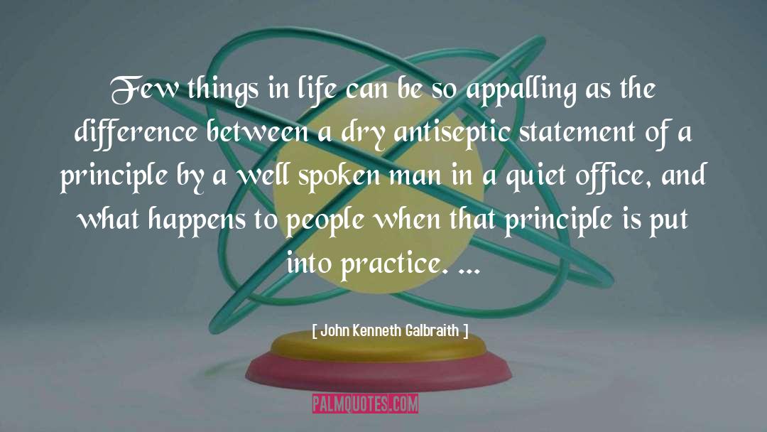 The Principles Of Punctuation quotes by John Kenneth Galbraith