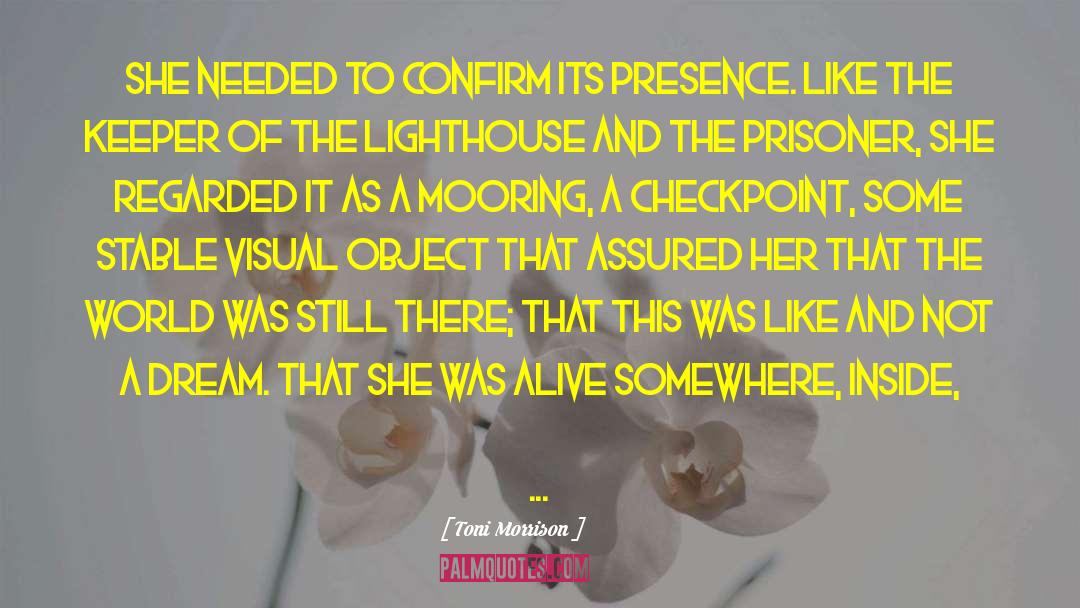 The Prisoner quotes by Toni Morrison