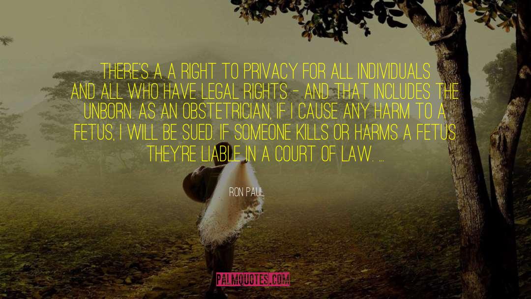 The Privacy Law quotes by Ron Paul
