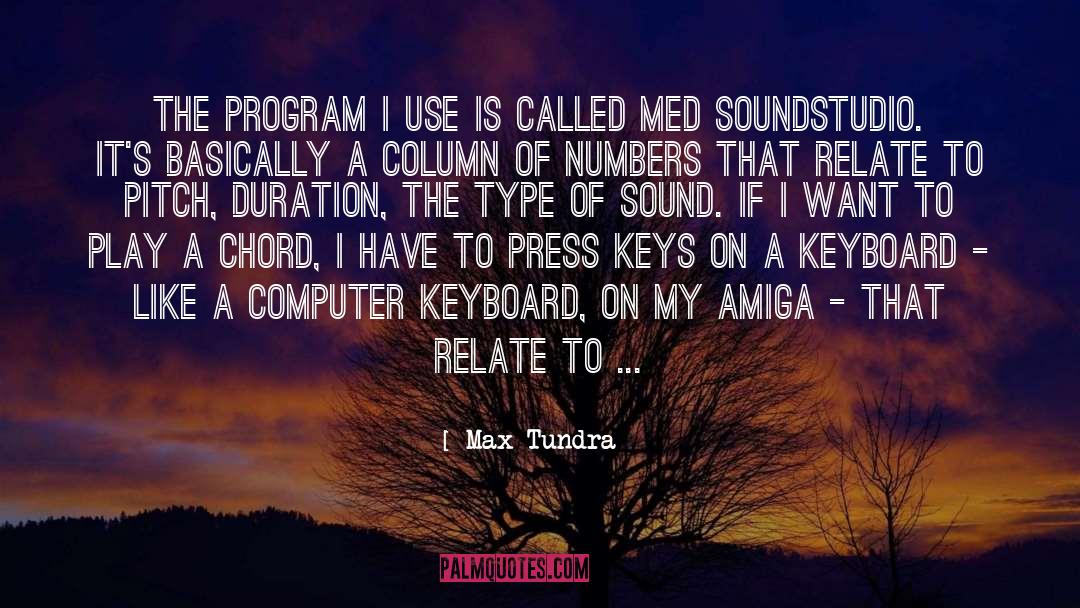 The Program quotes by Max Tundra