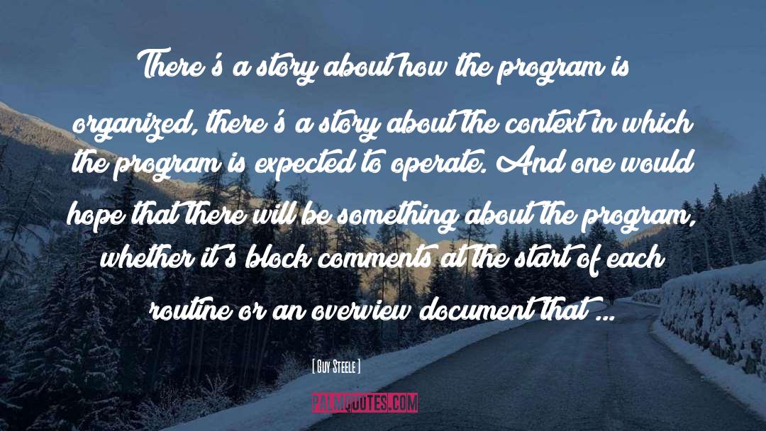 The Program quotes by Guy Steele