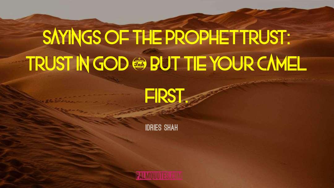 The Prophet Muhammad quotes by Idries Shah