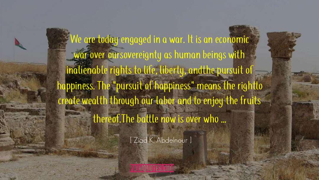 The Pursuit Of Happiness quotes by Ziad K. Abdelnour