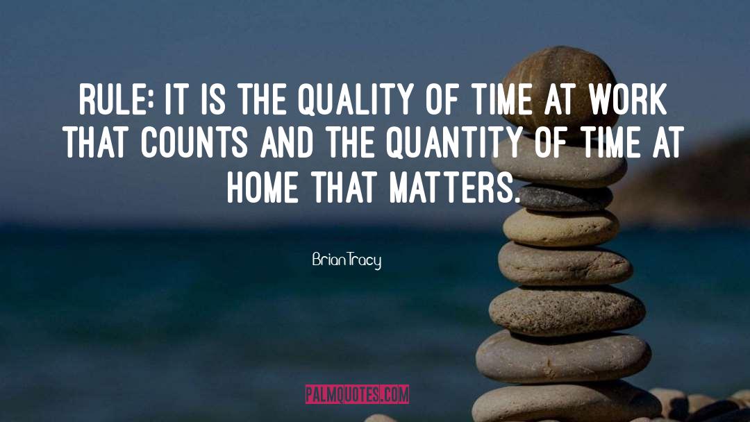 The Quality Of Time quotes by Brian Tracy