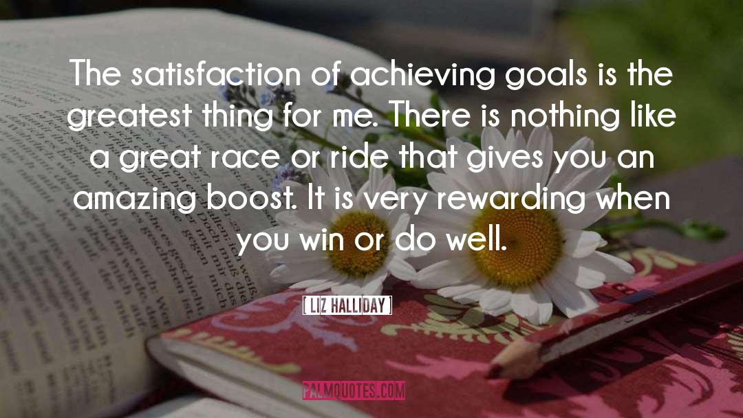 The Race Of Life quotes by Liz Halliday