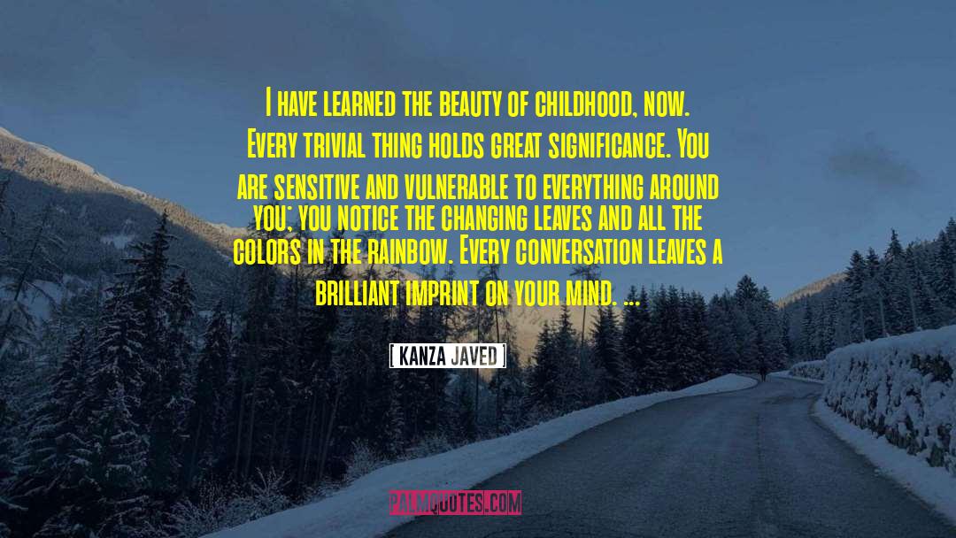 The Rainbow quotes by Kanza Javed