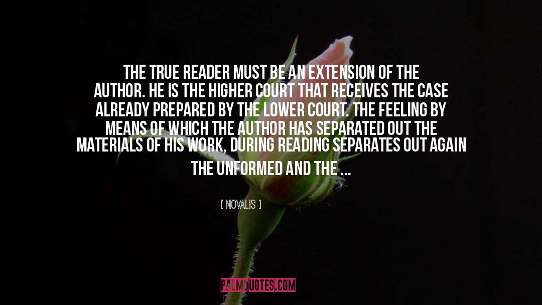 The Reader quotes by Novalis