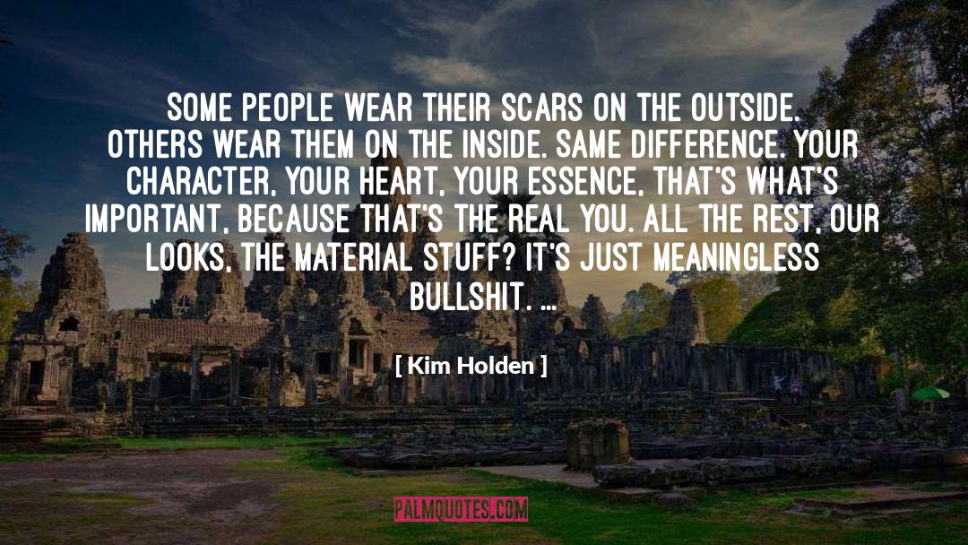 The Real You quotes by Kim Holden
