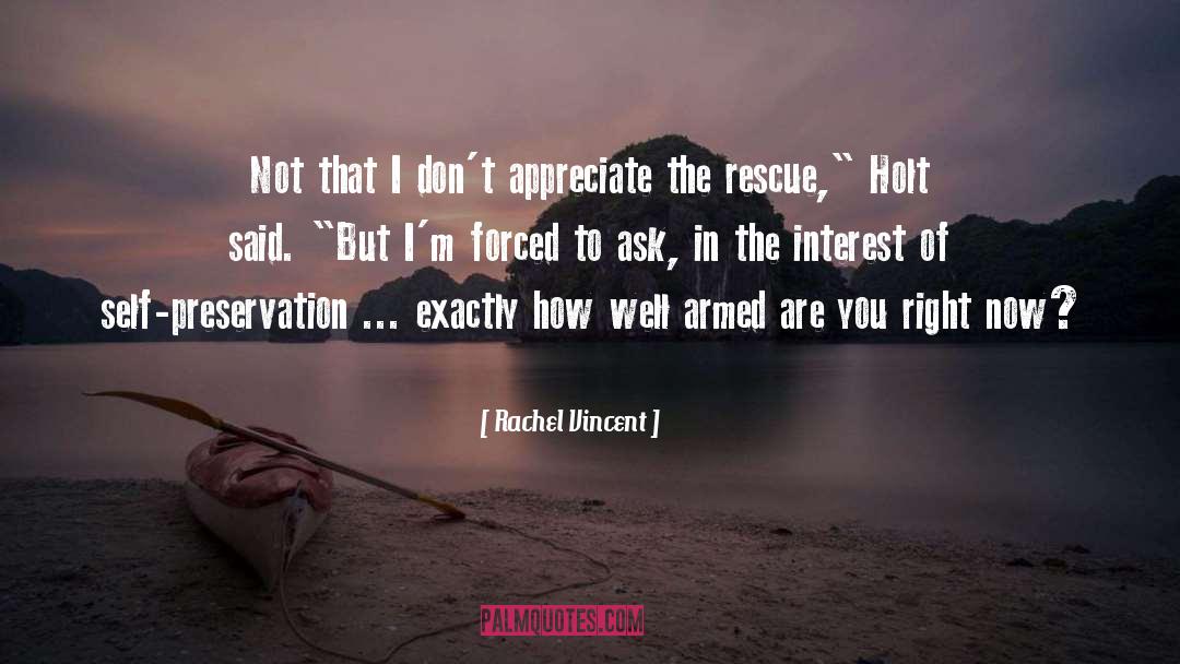 The Rescue quotes by Rachel Vincent