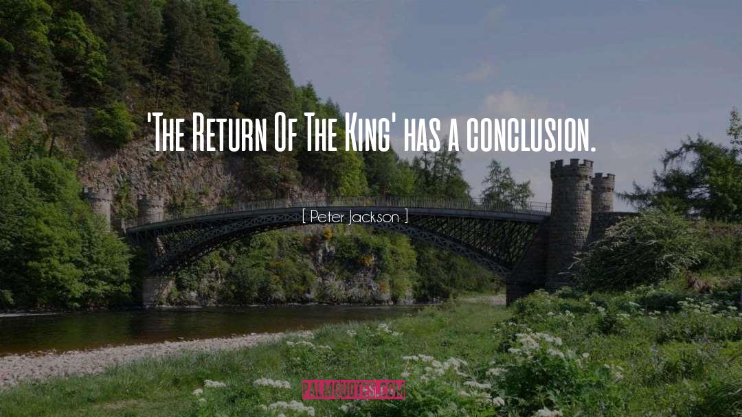 The Return Of The King quotes by Peter Jackson
