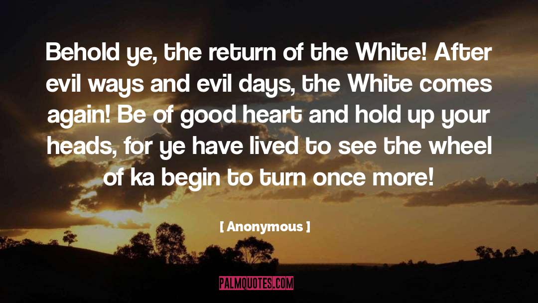 The Return quotes by Anonymous