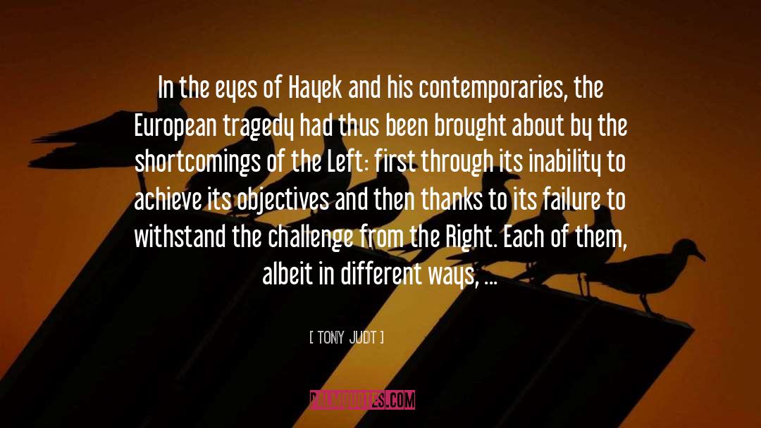 The Right Man quotes by Tony Judt