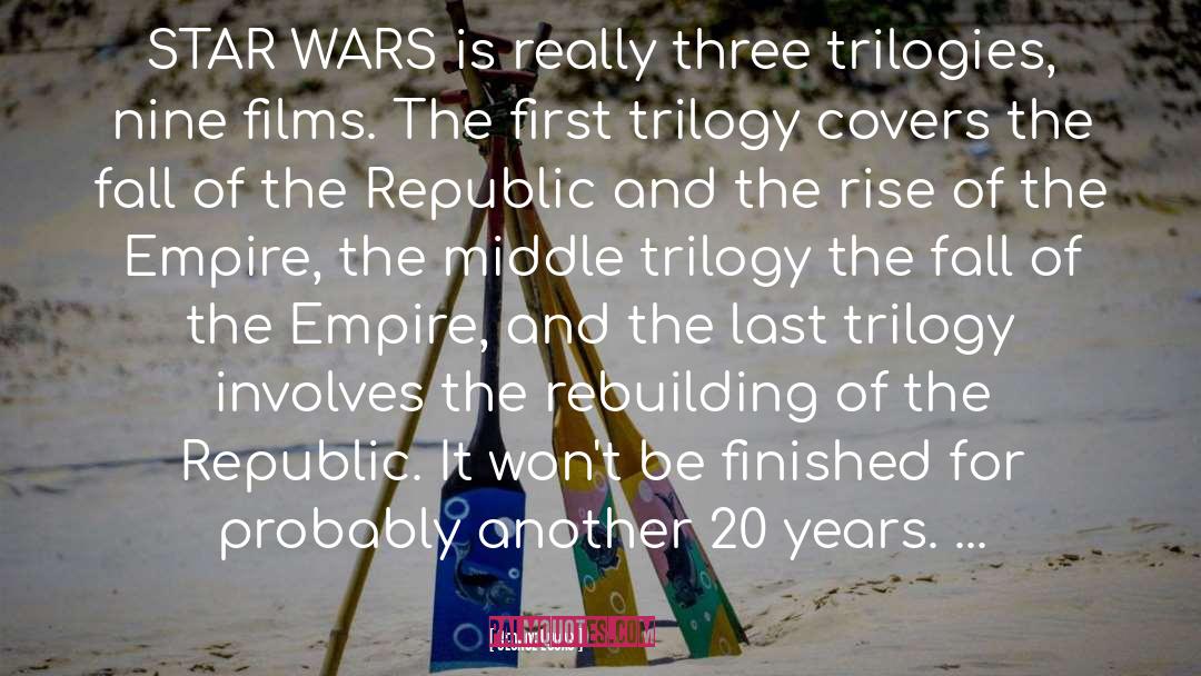 The Rise And Fall Of Empires quotes by George Lucas