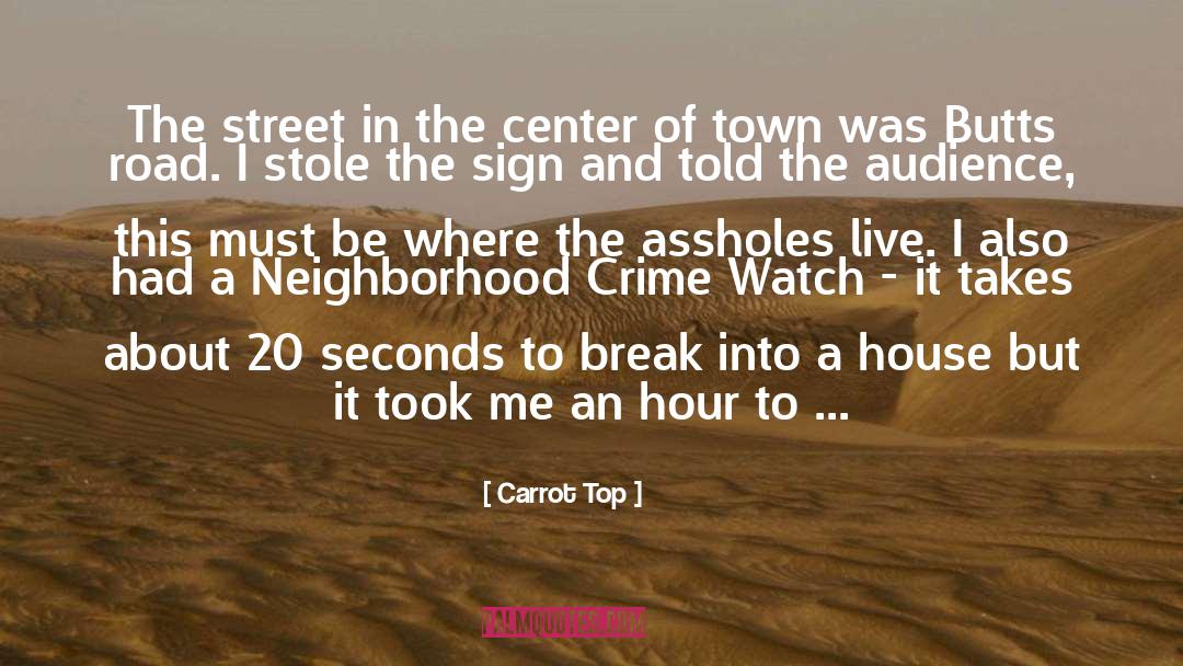 The Road Warrior quotes by Carrot Top