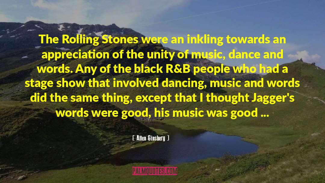 The Rolling Stones quotes by Allen Ginsberg