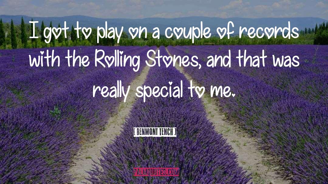 The Rolling Stones quotes by Benmont Tench