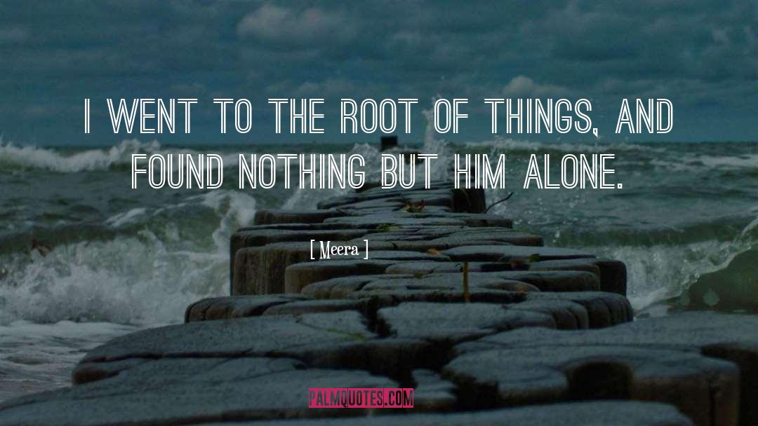 The Root Of Things quotes by Meera