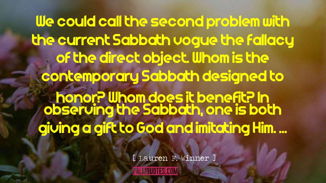 The Sabbath Of The Sorcerers quotes by Lauren F. Winner