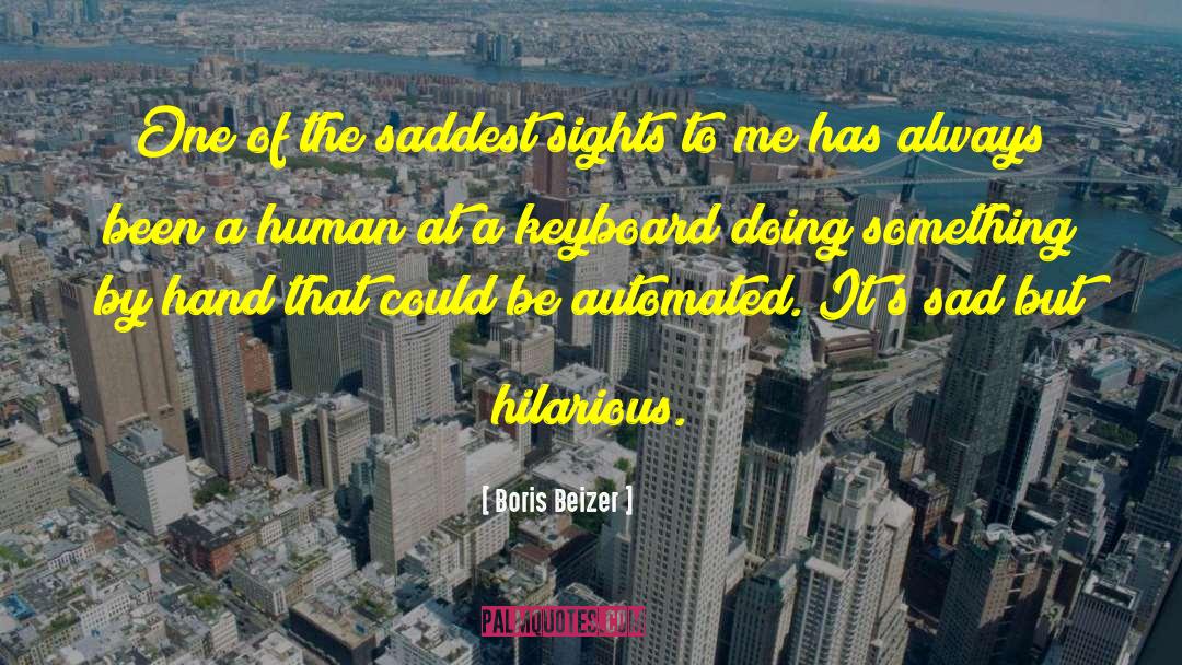The Sad Truth quotes by Boris Beizer