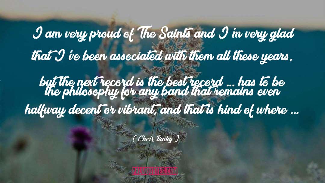 The Saints quotes by Chris Bailey