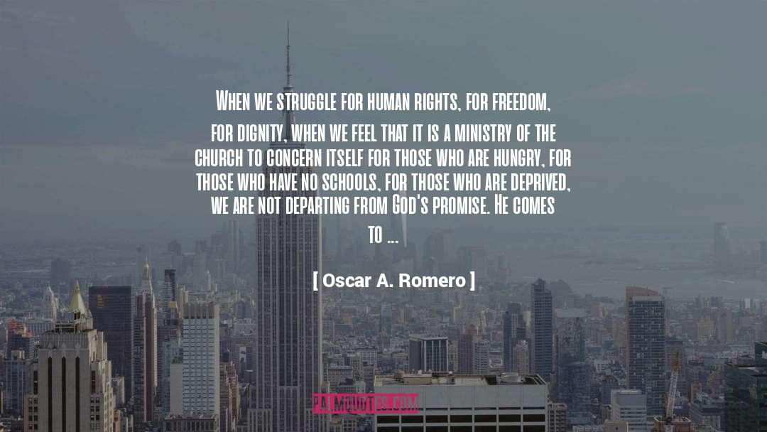 The Saving Graces quotes by Oscar A. Romero
