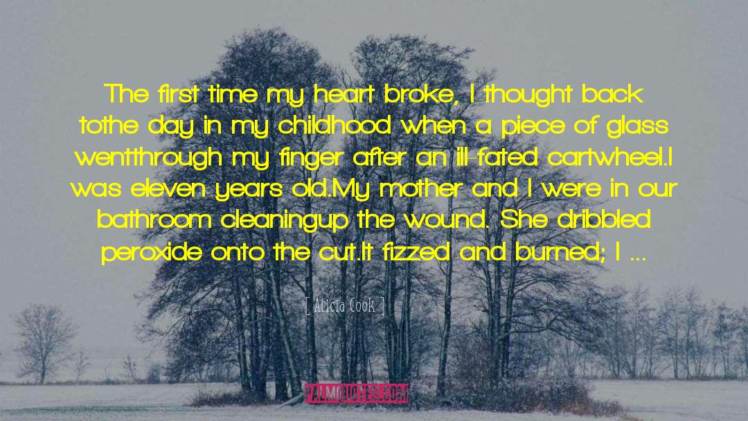 The Scene That Broke My Heart quotes by Alicia Cook