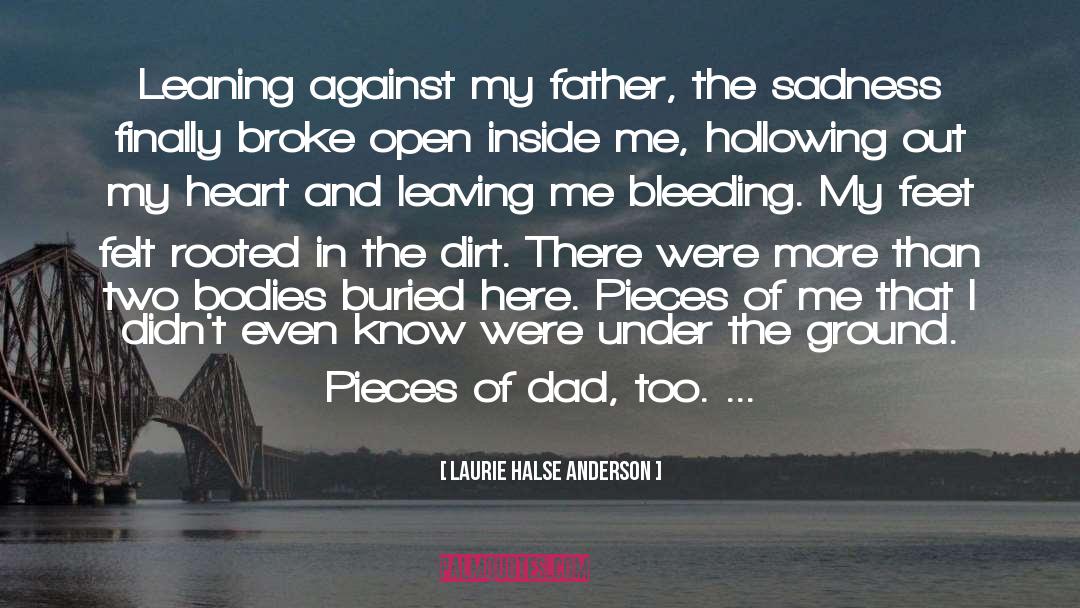 The Scene That Broke My Heart quotes by Laurie Halse Anderson