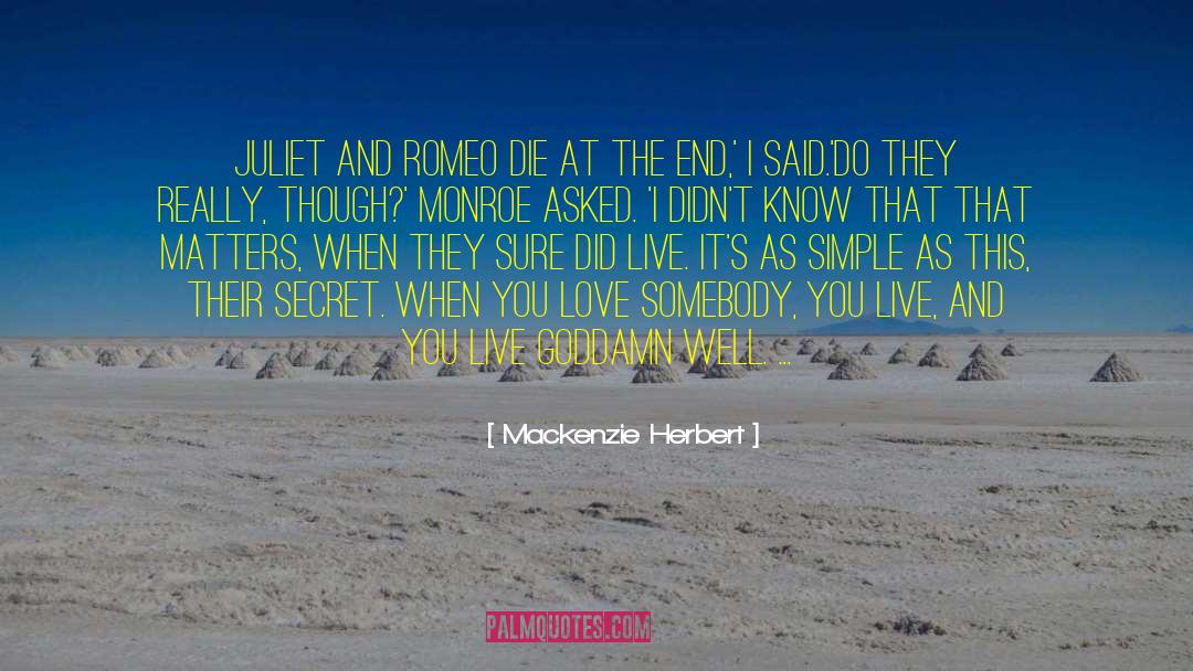 The Secret Love quotes by Mackenzie Herbert