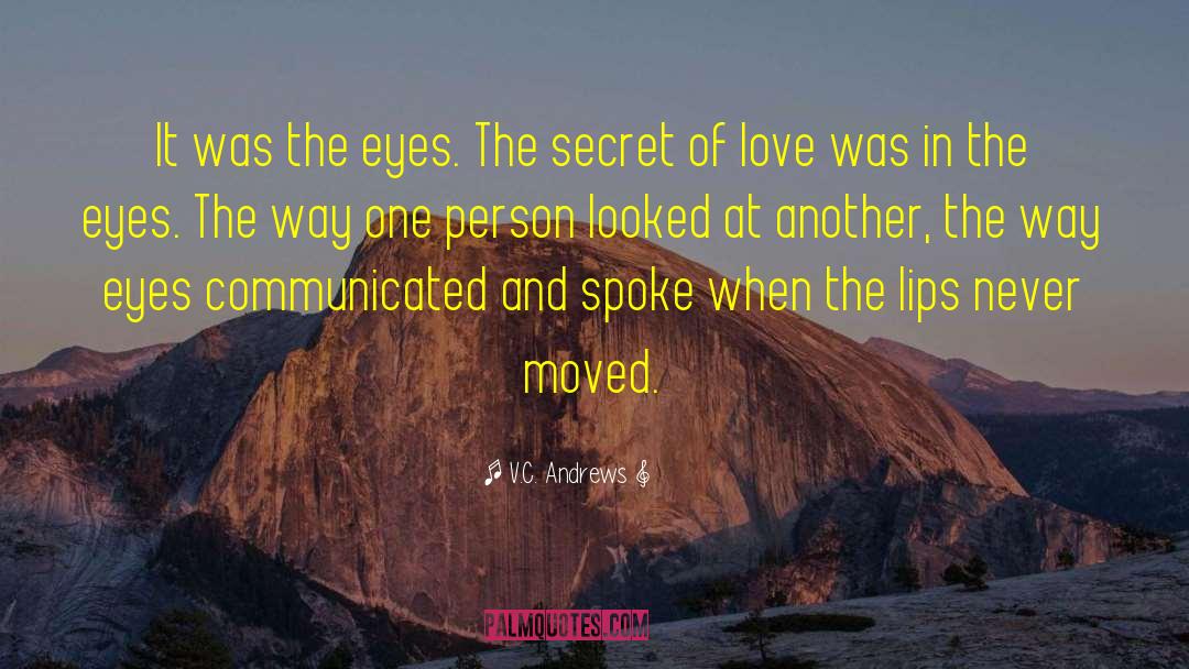 The Secret Of Love quotes by V.C. Andrews
