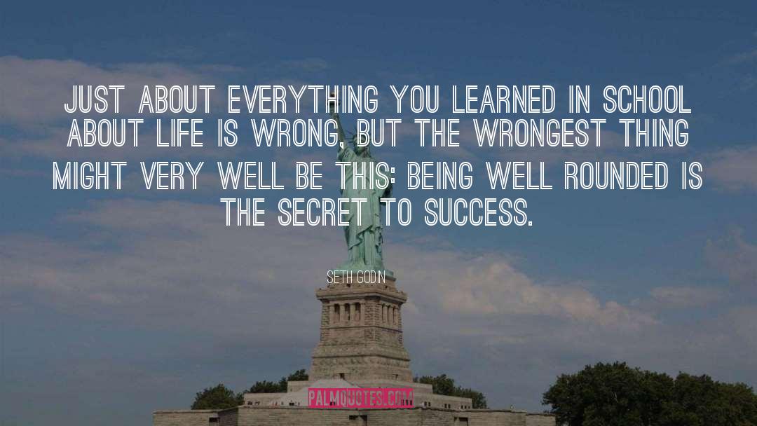 The Secret quotes by Seth Godin