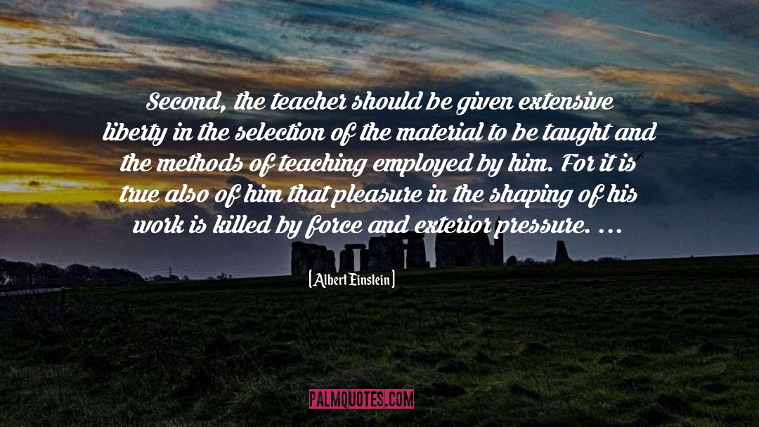 The Selection quotes by Albert Einstein