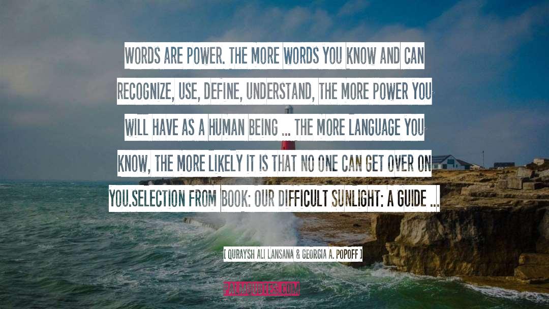 The Selection Series quotes by Quraysh Ali Lansana & Georgia A. Popoff