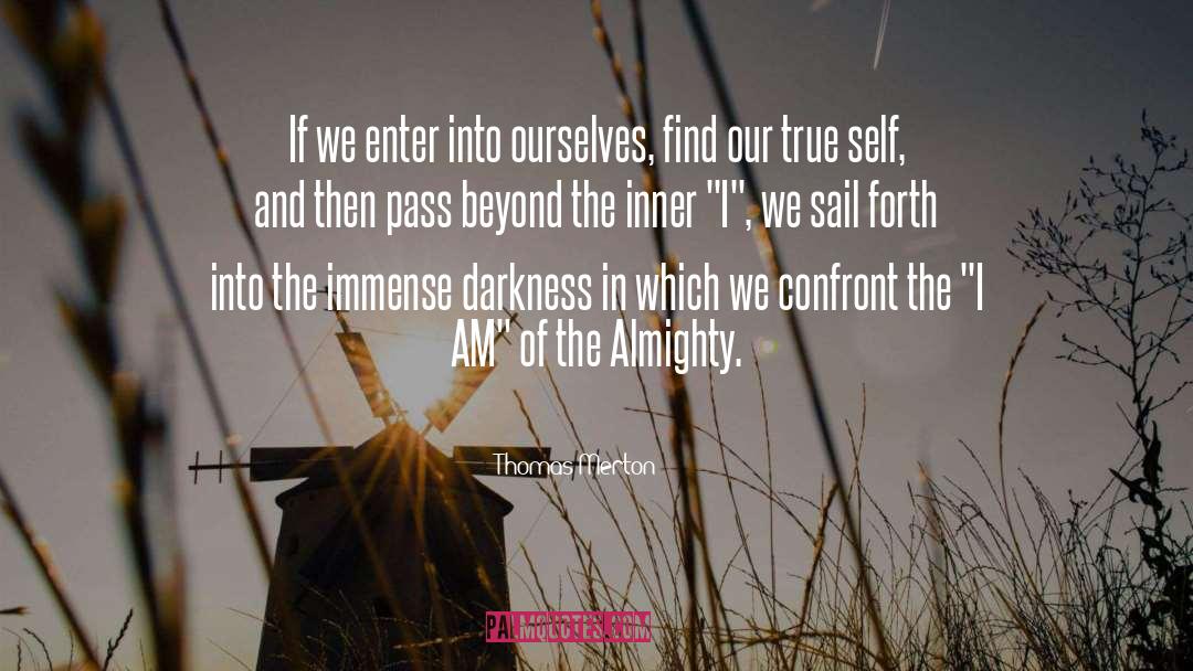 The Self And The Infinite quotes by Thomas Merton