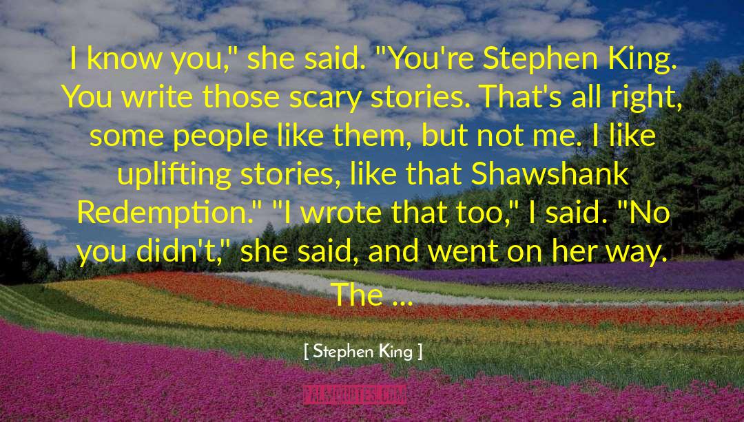 The Shawshank Redmption quotes by Stephen King