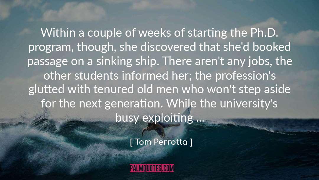 The Ship Be Sinking quotes by Tom Perrotta