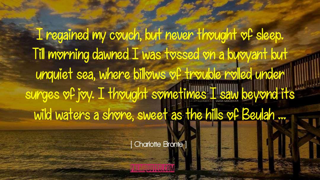 The Shore quotes by Charlotte Bronte
