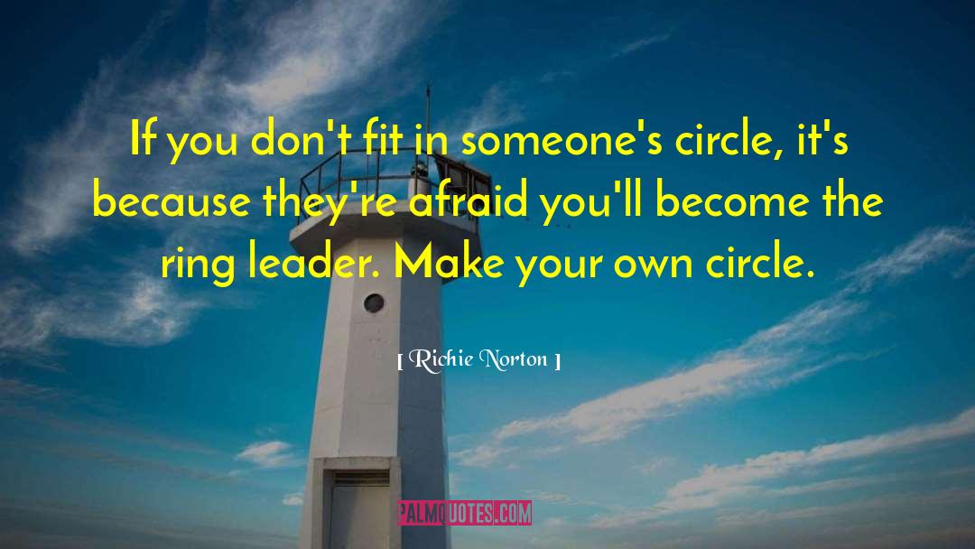 The Sign Of A Good Leader Quote quotes by Richie Norton