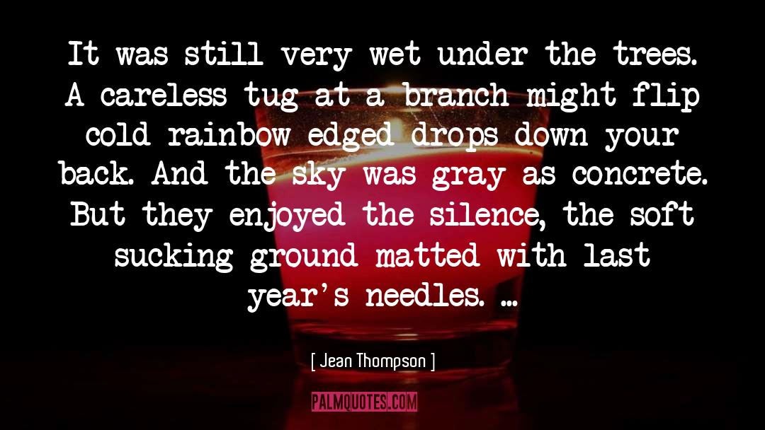 The Silence quotes by Jean Thompson