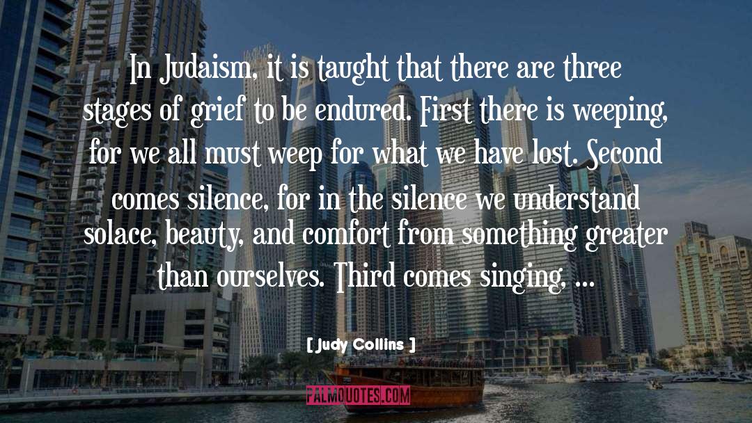 The Silence quotes by Judy Collins