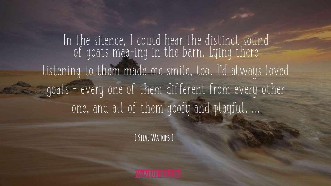 The Silence quotes by Steve Watkins