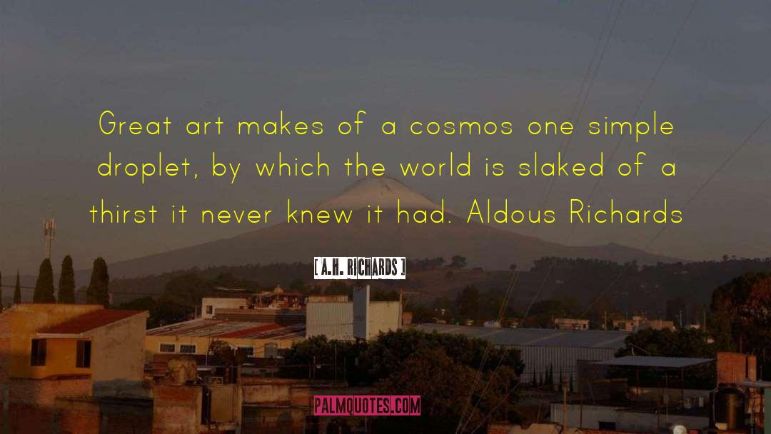 The Simple Art Of Murder quotes by A.H. Richards