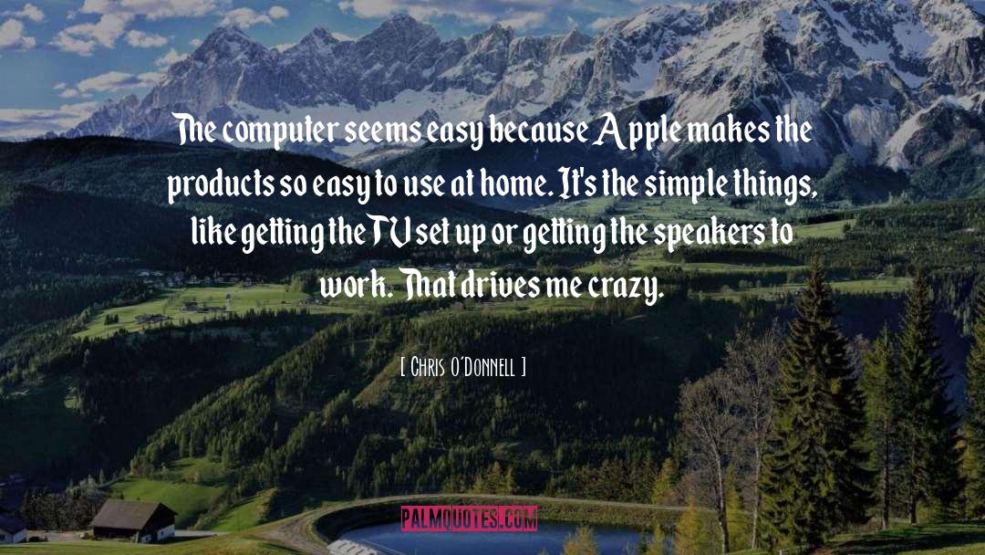 The Simple Things quotes by Chris O'Donnell