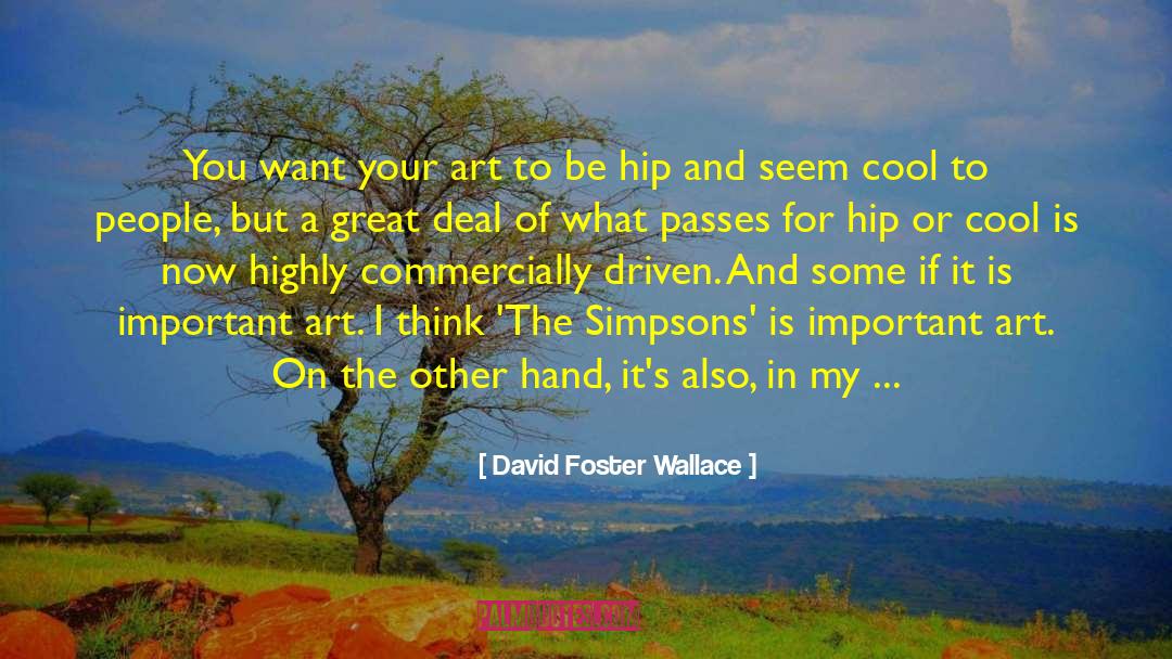 The Simpsons quotes by David Foster Wallace