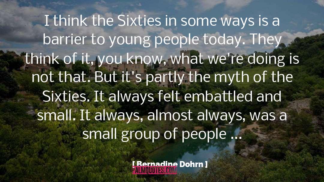 The Sixties quotes by Bernadine Dohrn