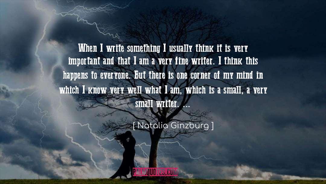The Small Thing quotes by Natalia Ginzburg