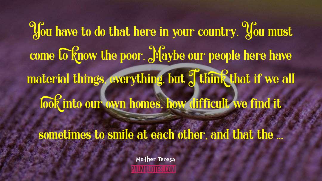 The Smile quotes by Mother Teresa