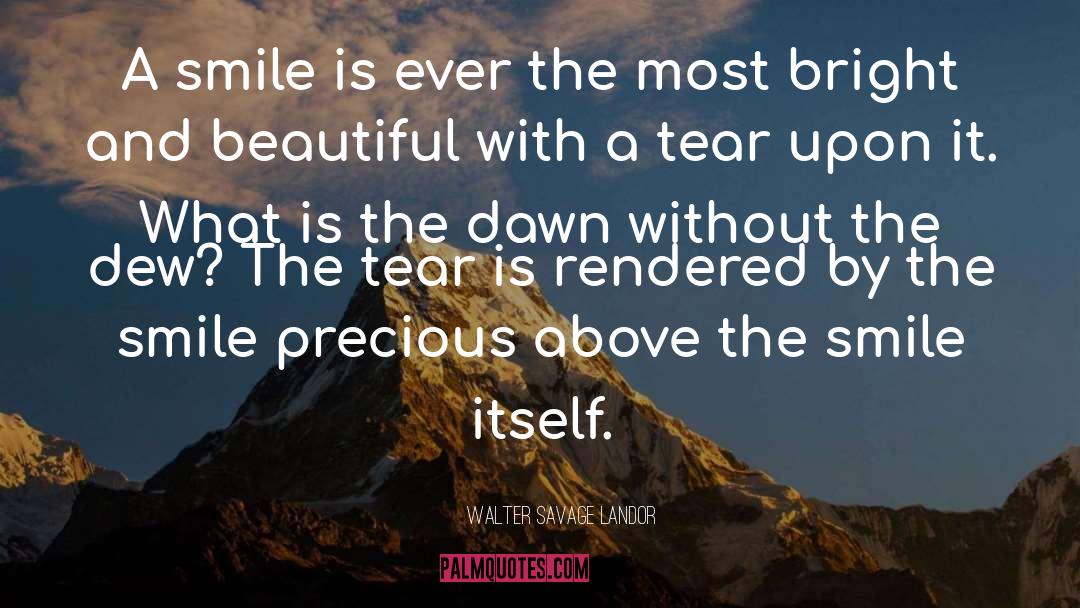 The Smile quotes by Walter Savage Landor